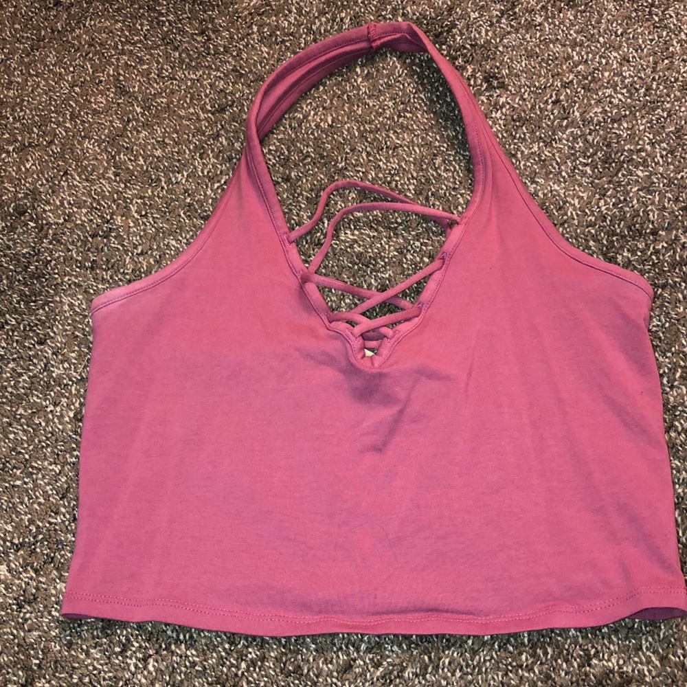 Express pink Crop top